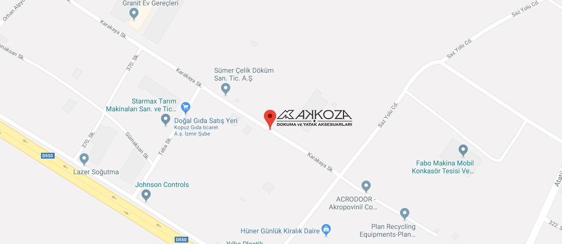Akkoza Dokuma Yol Tarifi